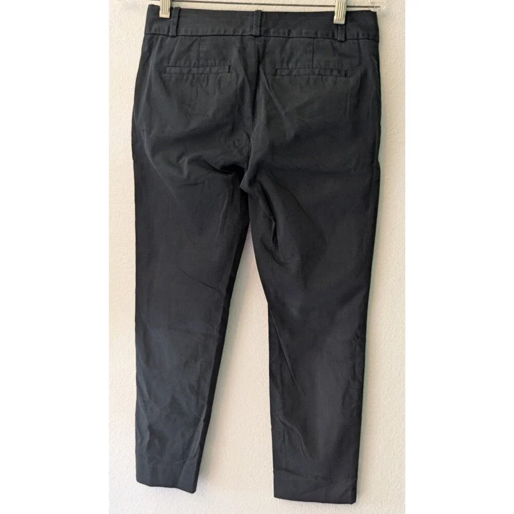 Banana Republic Pants Womens 0P (27x24) Black Hampton Ankle Slim Stretch (38)